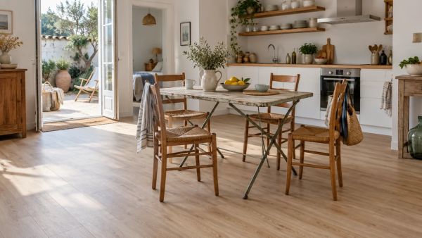 10 raisons d'opter pour un sol en dalle PVC adhésive